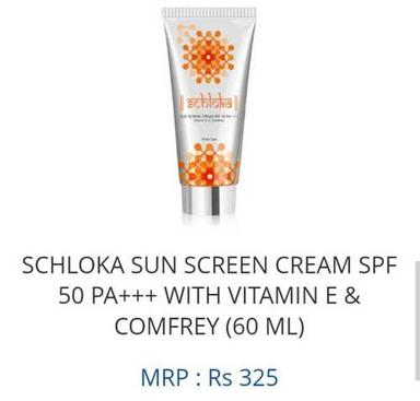 Modicare Sun Screen Cream Spf50 Age Group: Adult