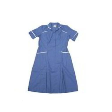 Cotton Blue Nurse Coat For Hospital