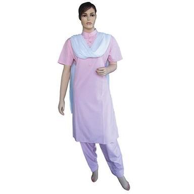 Pink Plain Nurse Uniforms For Hospital