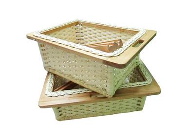 Natural White Modular Kitchen Storage Basket