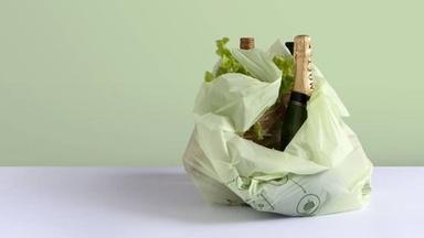 Eco-Friendly Compostable Bags Use: Shopping