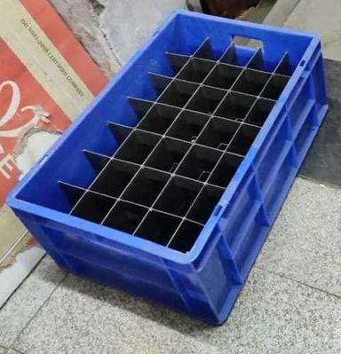 Solid Box Non Breakable Milk Bottle Crate