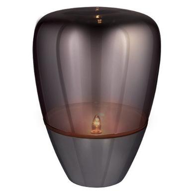 Grey Jaquar Glass Led Decorative Table Lamp