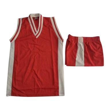 Red And White Basketball Uniform Design: Modern