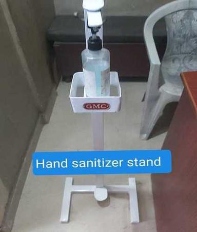 White Hand Sanitizer Dispenser Stand