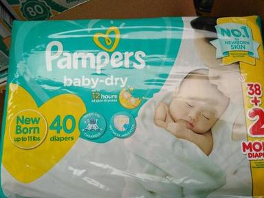 White Newborn Pampers Baby Diapers