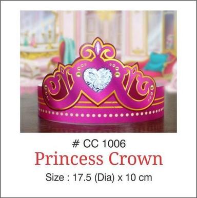 Multi Color Birthday Paper Princess Crown