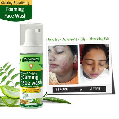 Volamena Clearing And Purifying Foaming Face Wash 150 Ml Color Code: Light Green