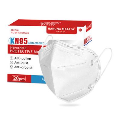 White Fda Kn95 Disposable Protective 5 Layers Face Mask