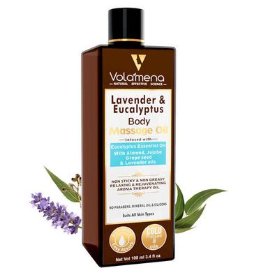 Volamena Lavender Eucalyptus Aroma Body Massage Oil 100Ml Age Group: Old Age