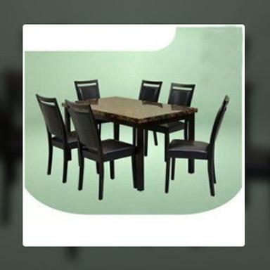 Black Excellent Finish Dining Table Set