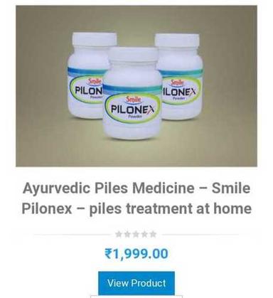 Ayurvedic Smile Piles Care Powder Age Group: For Adults
