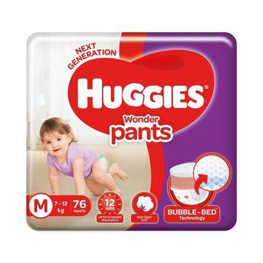 Cotton Huggies Wonder Pants Small Size Diapers
