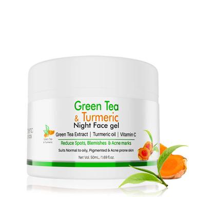 Volamena Green Tea & Turmeric Night Face Gel 50Ml Age Group: 18+