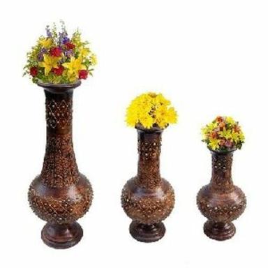 Designer Wooden Flower Vase