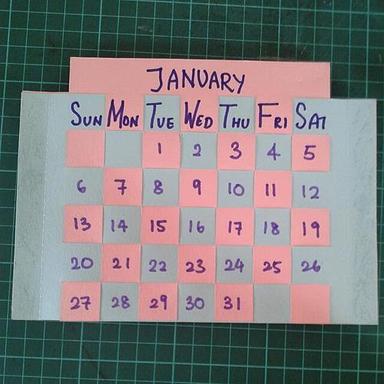 Easy To Clean Handmade Paper Calendar At Best Price In India