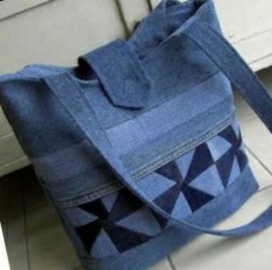 Denim Blue Eco Friendly Jeans Bag