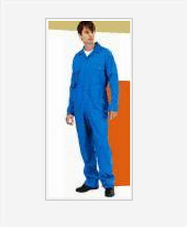 Blue Anti Shrink Cotton Coverall