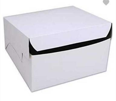 Paper White Color Cake Packaging Boxes