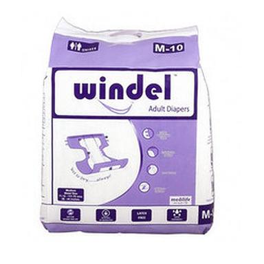 White Disposable Non Woven Adult Diaper