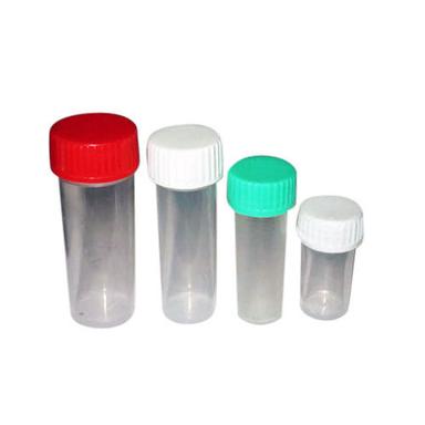 Transparent Plastic Round Homeopathic Tubes