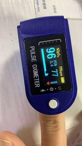 Portable Digital Fingertip Pulse Oximeter Power Source: Electric