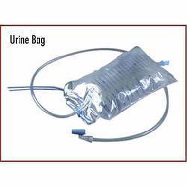 White Disposable Urine Collection Bag