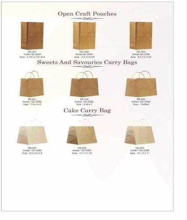 Brown Cake Carry Paper Bags