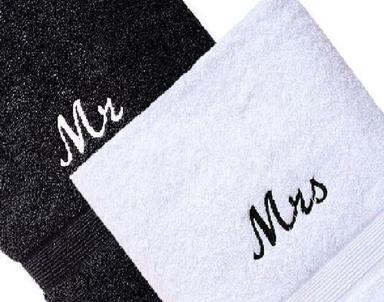 100% Cotton Embroidered Logo Bath Towel