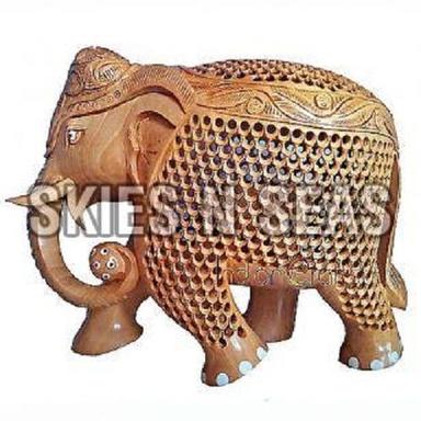 Wood Termite Proof Wooden Carved Elephant