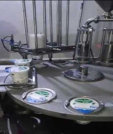 Automatic Dahi Cup Filling And Sealing Machine, 1000 Cup Per Hours Capacity