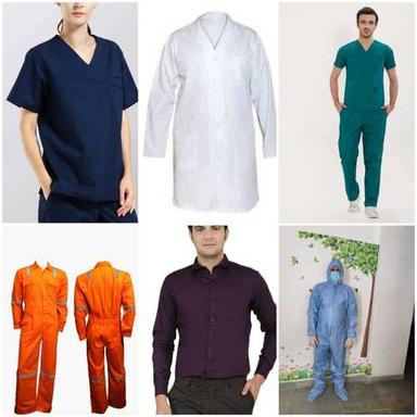 Blue Hospital Staff Wear Uniform