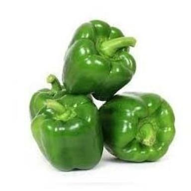 Cooked Healthy And Natural Fresh Green Capsicum