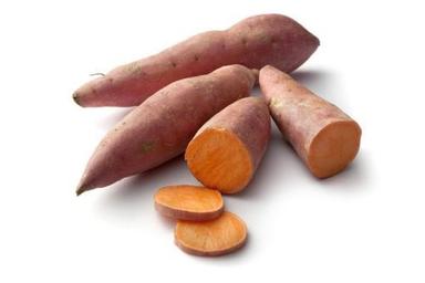 Cooked Healthy And Natural Fresh Sweet Potato