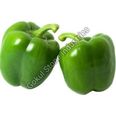 Cooked Healthy And Natural Fresh Green Capsicum