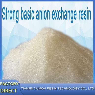 White Strong Basic Anion Exchange Resin