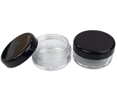 Transparent Round Plastic Cosmetic Container