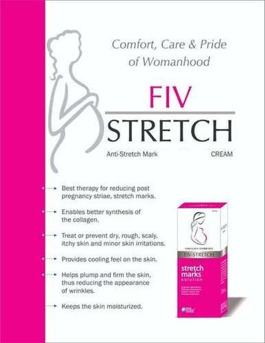 Anti Stretch Mark Cream Color Code: White