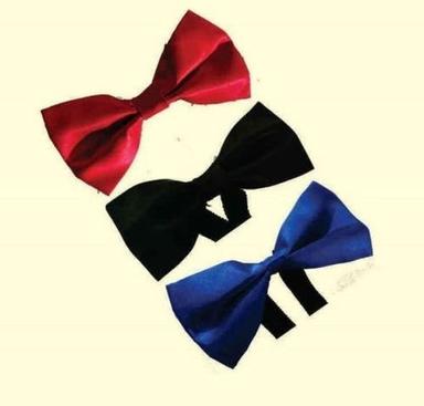 Red Soft Velvet Bow Tie