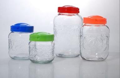 Empty Transparent Glass Bottle Capacity: 850Ml/1500Ml/2400Ml/3500Ml Milliliter (Ml)
