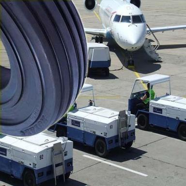 Airport Trolley Solid Press On Tyres Usage: Industrial