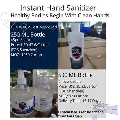 Instant Hand Sanitizer Gel Age Group: Children