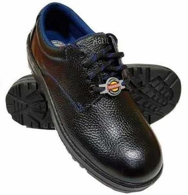 Black Mens Anti Skid Safety Shoes