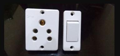 White Plain 240V Polycarbonate Electrical Switch