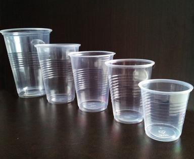 White Plastic Disposable Glass For Beverages