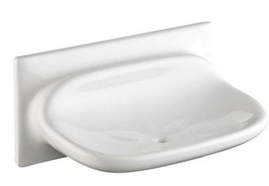  सफेद ऐक्रेलिक बाथरूम साबुन डिश का आकार: 4.72 X 3.54 X 1.97 Mm
