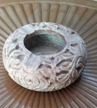 Round Handcrafted Marble Ash Tray