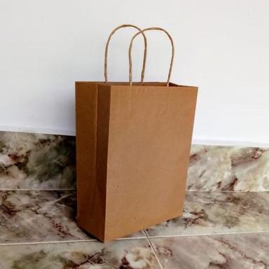 All Brown Color Kraft Paper Bags For Shoppings