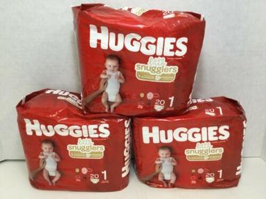 White Huggies Snug And Dry Diaper