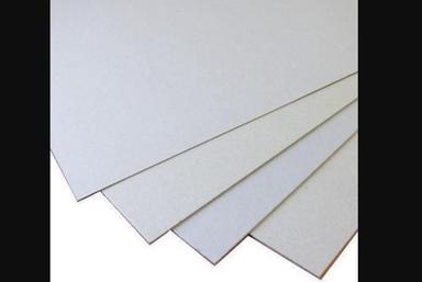 Gray Back Plain White Duplex Paper Boards